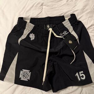 Darc-sport Men's Navy and Black Shorts